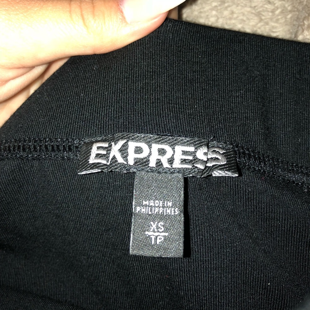 Express black skirt